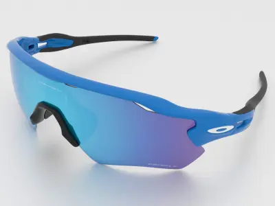 Oakley Radar EV sunglasses Low-poly 3D model