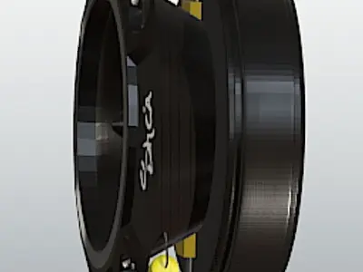 SHCA PROTW 1 in Mini Bullet Tweeter - Mid Poly Free 3D model