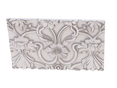 decor set wall panel wall relief mural CNC 36 3D model