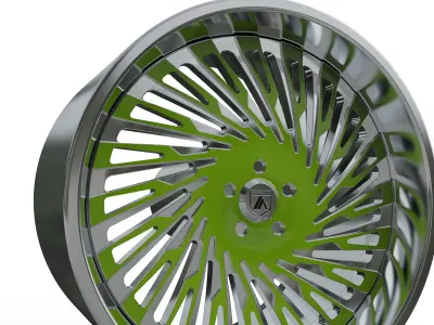 ASANTI AF869 WHEEL  3D print model