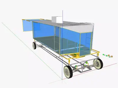 AT minivan compressed air motor version 3D model
