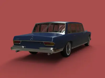 Mercedes Benz 600 Pullman 1964 3D model