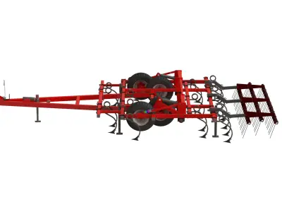 WG 0038 - Field cultivator 4m 3D model