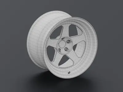 Rotiform ROC-H Hoonigan Rim 3D Model 3D model