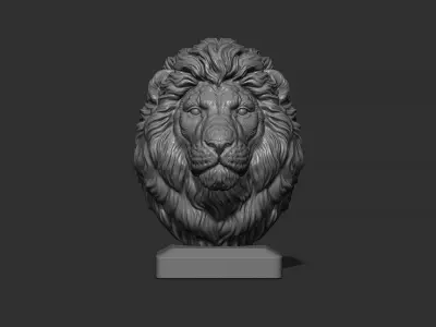 Lion quiet 3D print model
