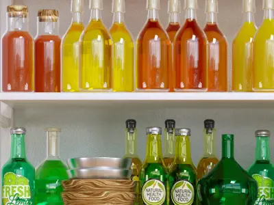 KitchenShelf pantry 3D model