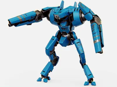 BATTLE DROID DOMIAN Rigged for Unreal Engine - Unity - MIXAMO 3D model