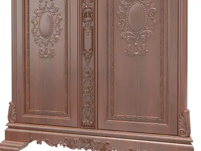 classic wardrobe 3D model