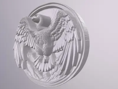 Condor 4 basrelief for 3D printing 3D print model