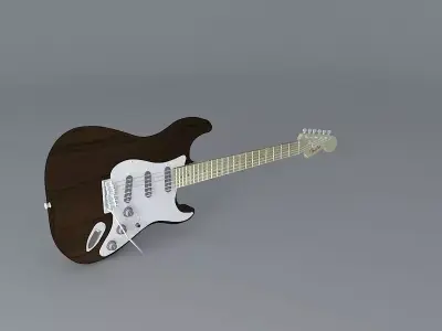 Fender Stratocaster guitar Free 3D model