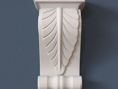 Decorative Corbel 3D model 5