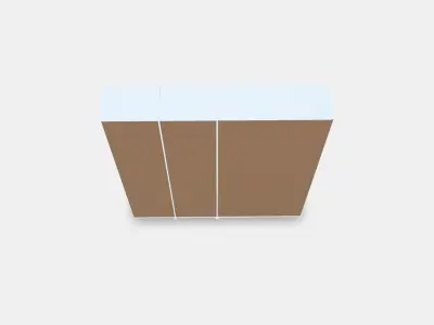 PAX 3 wardrobe frames 2 Low-poly 3D model