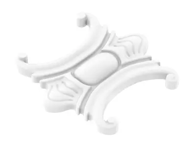 Cartouche Ornament 022 3D model