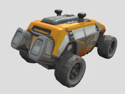 Off-Road Vehicle 3D Model PBR Textured Game Ready Low-poly 3D model