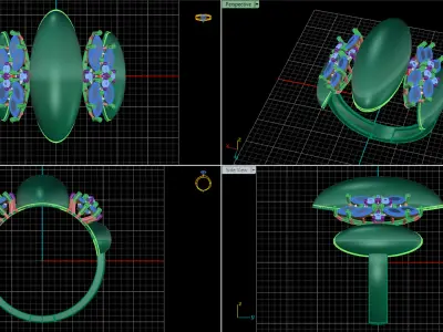 jewelry ring 227 3D print model