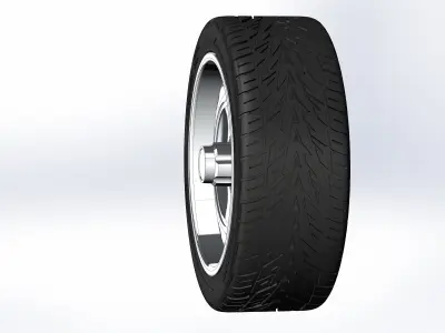 Custom wheels US Mags Sierra for your scale model 3D print model