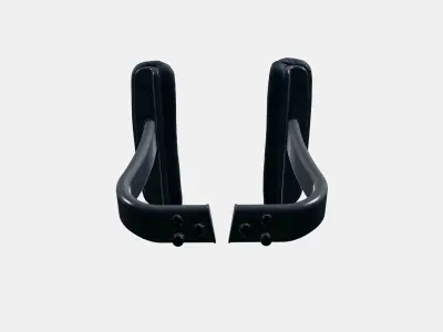 MULLFJALLET Armrest Low-poly 3D model