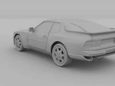 Porsche 944 Turbo 3D model