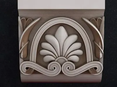 Ornament ornamental corbel in box 3D print model