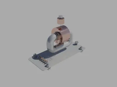 Medium voltage instrument transformer GSES-12D Free 3D model
