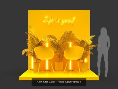 All in One Color - Photo Opportunities - 5 Pack 3D Model Collection