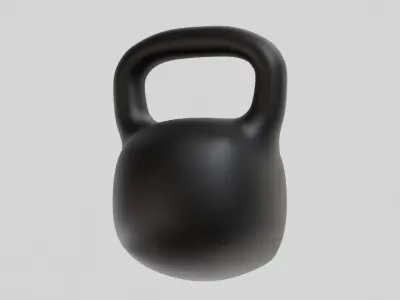 Kettlebell Low-poly 3D model