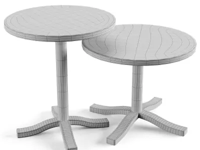 Pastis coffee table by HAY 3D model