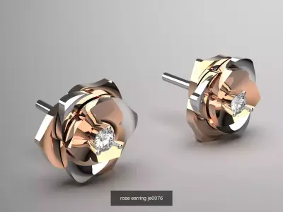 Rose STL 3D collection  3D Model Pack