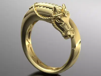 horse ring 3D print model