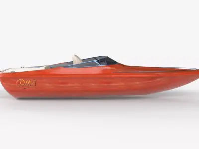 Speedboat   Luxury 3D Model 3D model