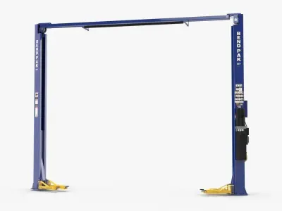 Car Service Lifts Collection 3D Model Pack