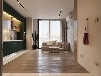 Modern Kitchen Design  3D model purchase