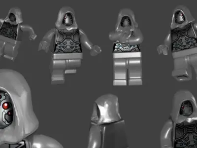 lego Ant-man and the wash ghost Free 3D model