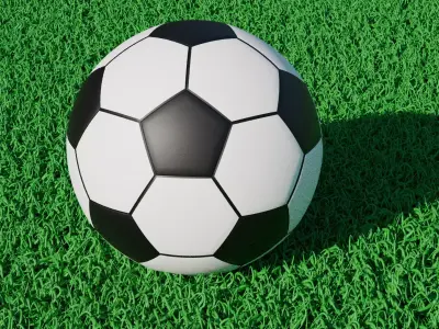 Soccer Ball Football Model  Free 3D model