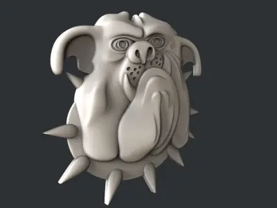 3d STL models for CNC dog 3D model
