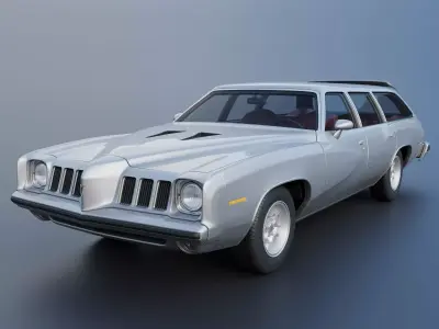 Pontiac Grand Am Station Wagon 1973  3D print model