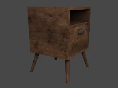 Furniture Nightstand Free 3D model
