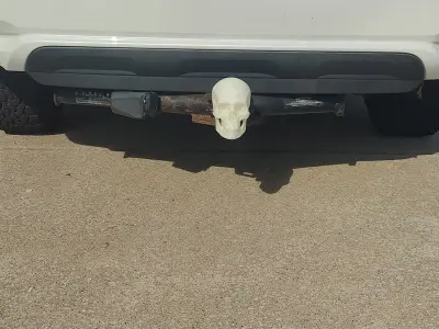 Skully the Trailer Hitch Cover 3D print model