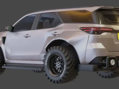 Fortuner Off Road Kit 3D model