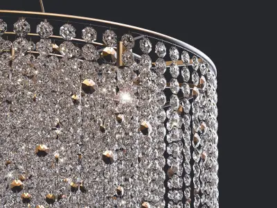 Based on the Varsovia Suspension Light by Castro Lighting 3D model