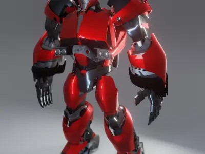 TRANSFORMERS PRIME Cliffjumper 3D model remaster Free 3D model