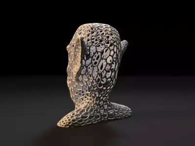 Nosferatu Voronoi 3D print model