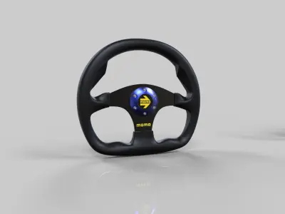 MOMO Steering Wheel with 4 Different Version 280mm   3D print model