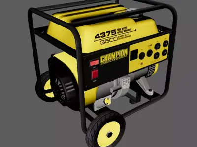 Car props pack  Low-poly 3D model