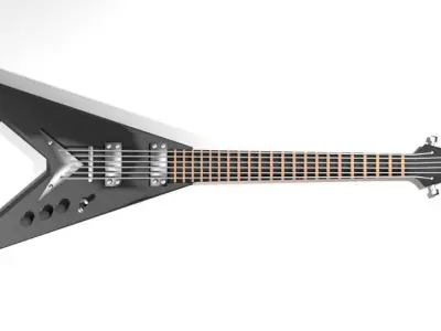 Guitar Electric - Type 2 3D model