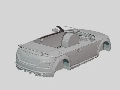 Audi TTS Roadster 2020 Printable Body  3D print model