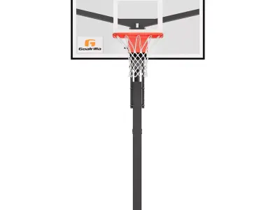 basketball hoops goalrilla with wilson ball 3D model
