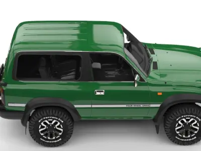 TOYOTA BORBUJA SERIE 80 3 DOORS  WITH SYNCHRONOUS CHANGES 3D model