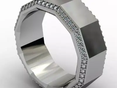 Man wedding band 3D print model