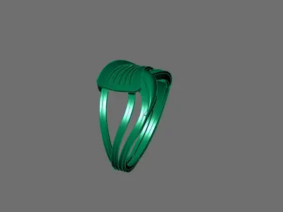 Women Ring Plain Ring Ready STL 3DM Models Womens Rings 3D print model 51